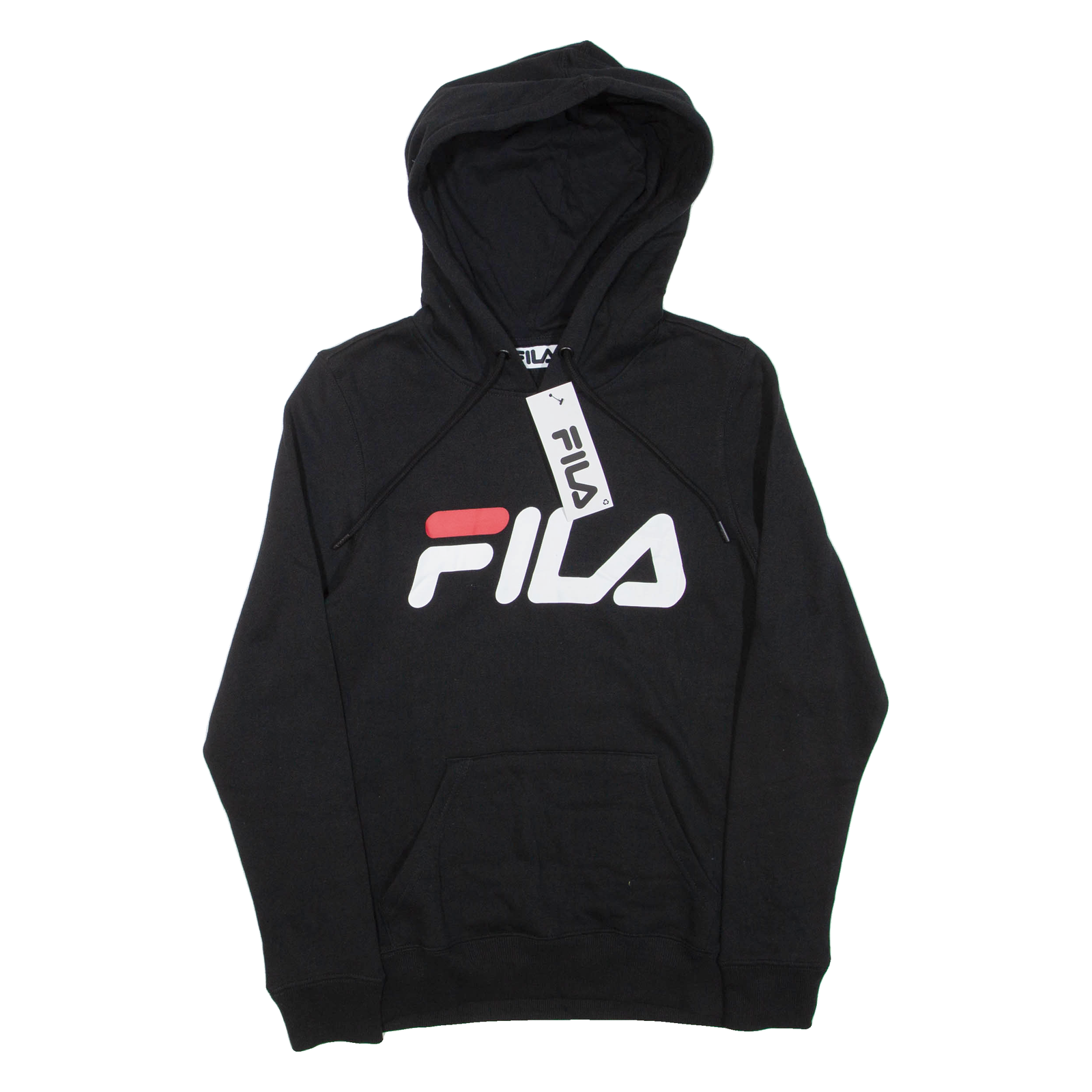 Felpa con cappuccio FILA donna nera UK 10