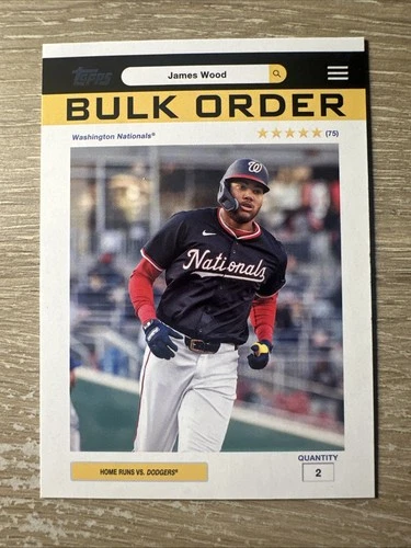 2026 Topps Series 2 James Wood Base (RAW)