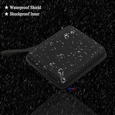 ADVcer 2DS Case, EVA Waterproof Hard Shield Protective Carrying Case with Hand W