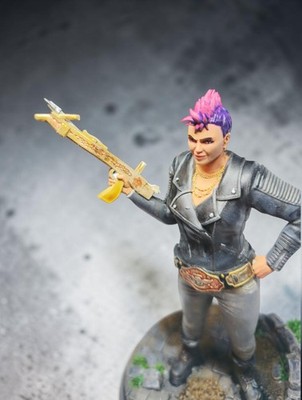 Katia Grim 3D Modell 160mm handbemalte Figur Dungeon Crawler Carl Fan Art