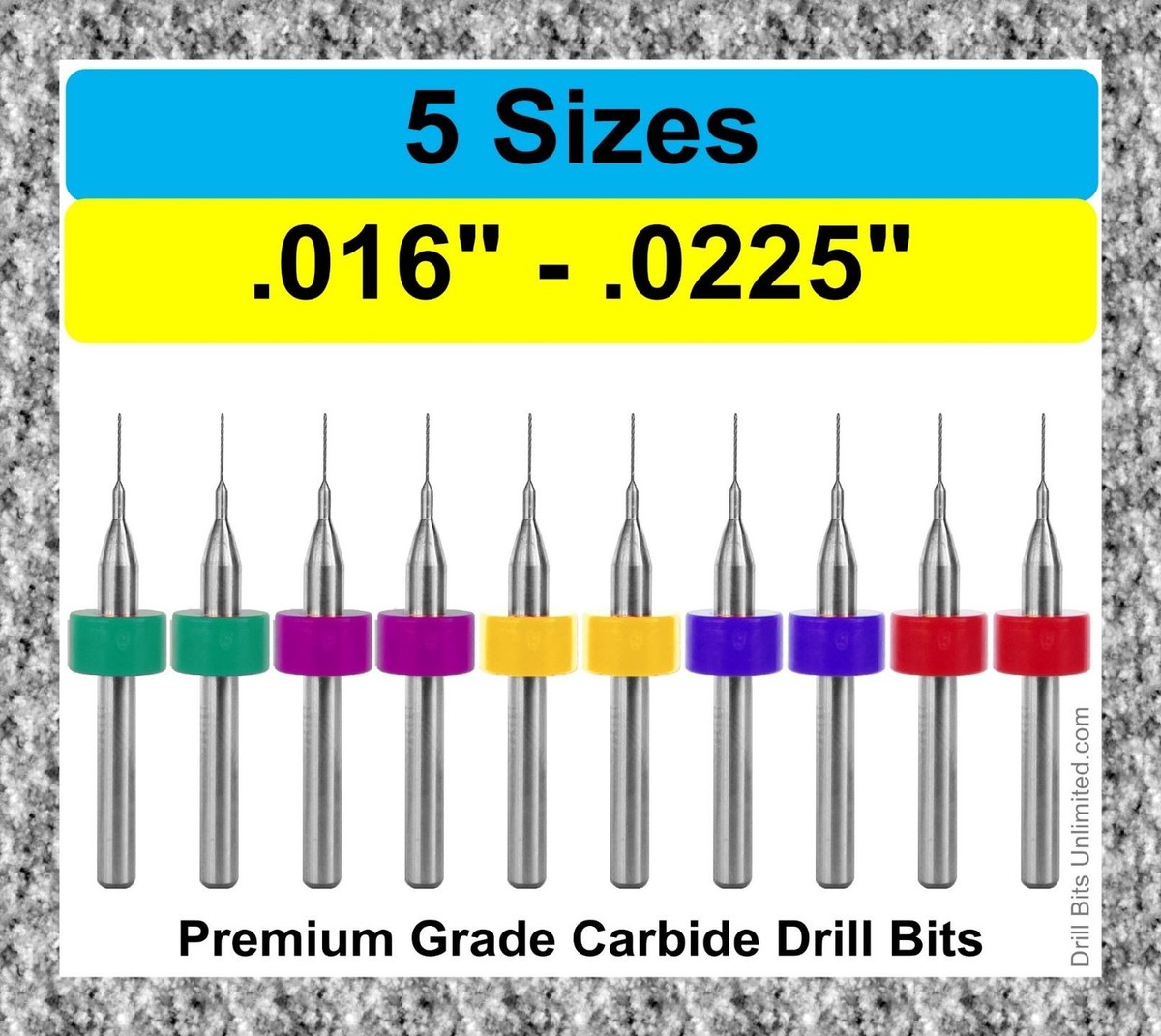 Drill Bit Set Pieces Each 1/8