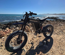 Electric Dirt Bike 1500W Adult Electric Motorcycle 60V 30AH E-MoutainBike 40MPH