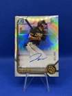 2022 Bowman James Wood Chrome Auto 1st Prospect Refractor 1/499 Padres NATS #1🔥