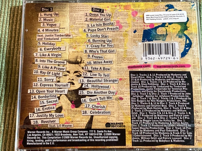MADONNA CELEBRATION IMPORT 36 TRACK 2 CD SET NEW FACTORY SEALED