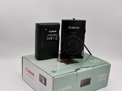 Canon IXUS 127 HS 16.1MP Digital Camera(Black)  Boxed Bundle Very Good Condition