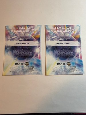 2026 Topps Chrome WWE- Undertaker Eras of Excellence inserts 