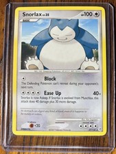 Snorlax Diamond and Pearl Set 37/130 Rare Unlimited Pokemon TCG on eBay
