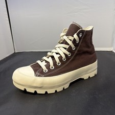 Size 9 Converse Chuck Taylor All Star High Womens Brown Canvas Shoes 571211C
