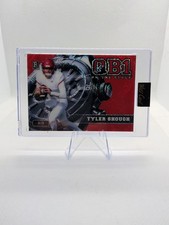 2024 Wild Card QB1 Tyler Shough 3/3 On The Clock Red Foil Rookie SSP (Bookend)