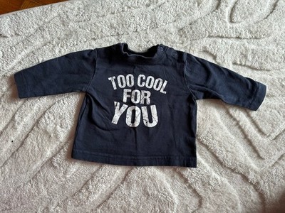 Topomini Langarmshirt Dunkelblau Gr. 56  Too Cool For You  Shirt