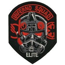 Inferno Squad Morale Embroidered Patch (Hook Backing - 3.5 inch -P16)