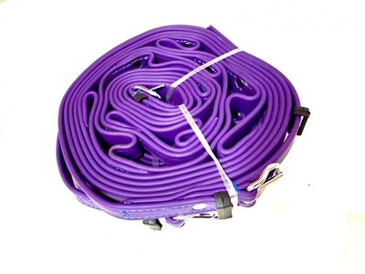 Biothane Leiter Zügel 10ft-12ft-14ft lila Reiten wasserdicht strapazierfähig
