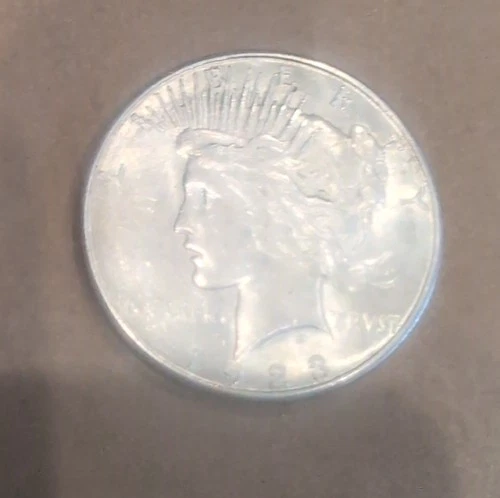 1923 S Peace Dollar $1 Silver Coin Circulated Business Strike 0.9 Fineness