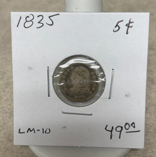 1835 Capped Bust  - LM-10 Variety - Decent Grade - Fully Readable Devices