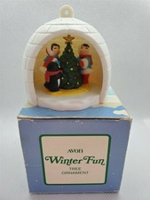 New Avon Christmas Winter Fun Tree Ornament