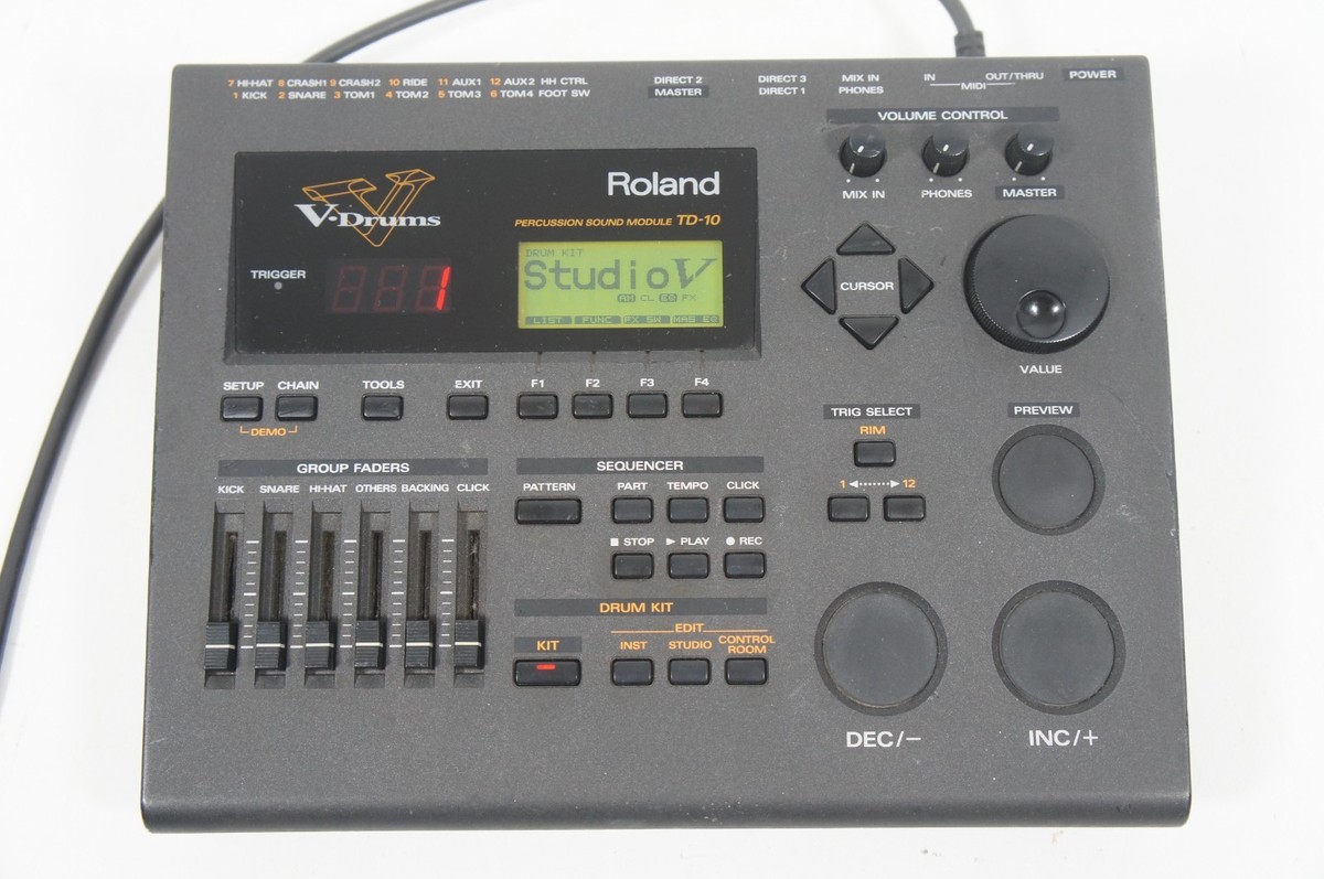 Roland TD10 Percussion Synthesizer Drum Module for sale online | eBay