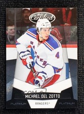 2010-11 Certified Platinum Black 1/1 Michael Del Zotto #98 0w2