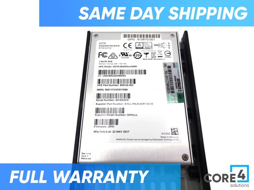 HP 873101-001 3PAR 3.84TB + SW SAS SFF SSD - K2P91A - Picture 2 of 2