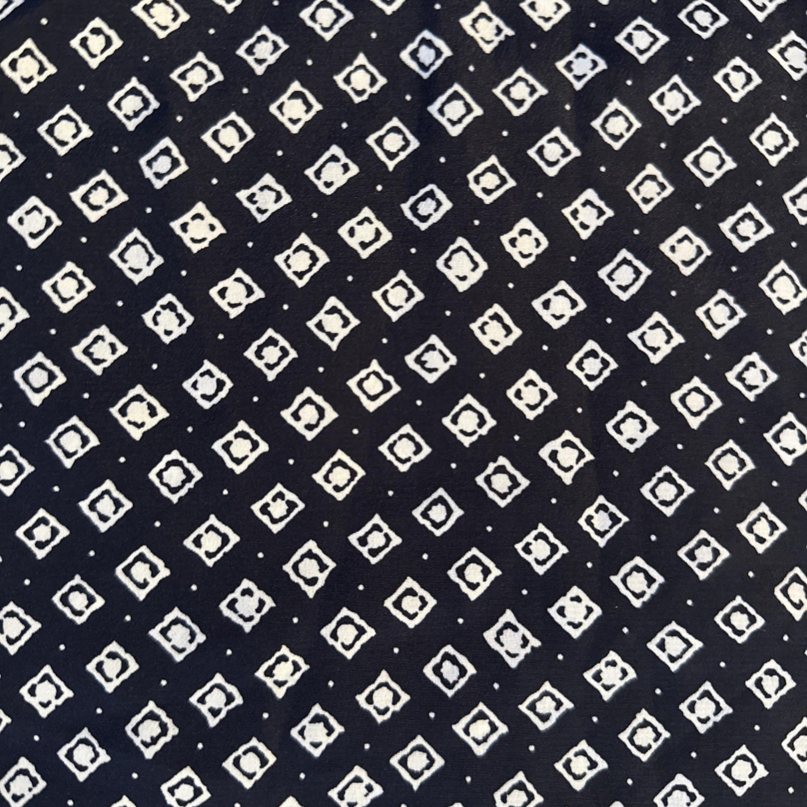 Le Suit Vintage Skirt Suit Navy Blue White Pleated Size 12