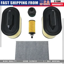 For Maserati Levante GT Modena Base S GTS Trofeo 3.0L 3.8L Engine Air Filter Kit