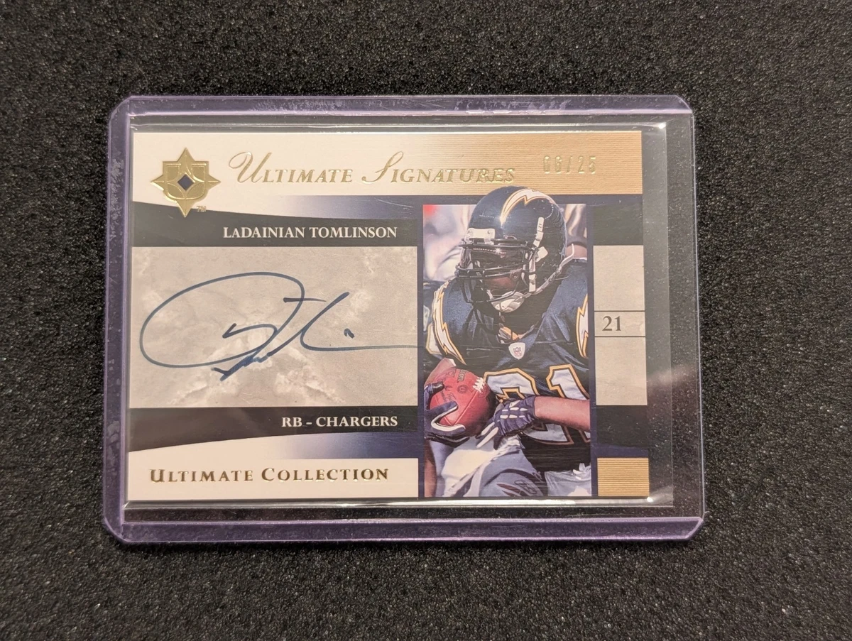 LaDainian Tomlinson Football Autographed Sports Trading Cards for