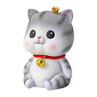 MüNzbank, Katzen-Sparschwein, Spardose, Spardose, Geschenk FüR Kinder, 14,5 Cm