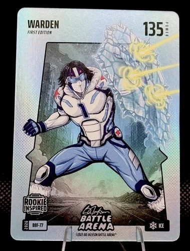 2026 Bo Jackson Battle Arena Griffey Set Warden Blue Battlefoil #BBF-77