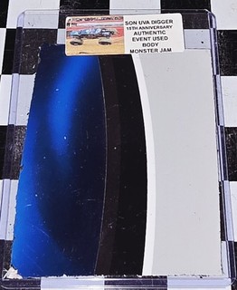 SON UVA DIGGER 15TH ANNIVERSARY EVENT USED FIBERGLASS BODY MONSTER JAM SUD314