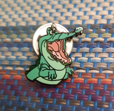 2001 Tick-Tock Crocodile Peter Pan DLR Neverland Map Mini Disney Pin GWP 4550