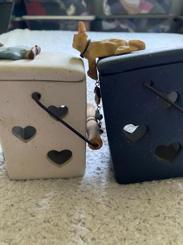 Pares de calentador de cera CMi Henton Scene Candle Crock 4" Foto 4 de 4