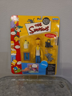 #ad THE SIMPSONS WOS Interactive Action Figure by Playmates SERIES 7 CLETUS $20.00