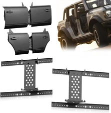 Yzona Door Storage System Hangers Rack for Bronco 2021-25 4 Doors (Black)