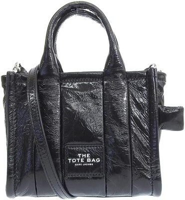 バッグ Marc jacobs Marc Jacobs] The Shiny Crinkle Leather Crossbody Tote
