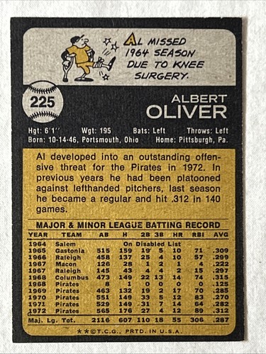 1973 Topps Baseball Pittsburgh Pirates 6 Card Lot Vintage VG-EX Ellis Walker - Picture 7 of 13