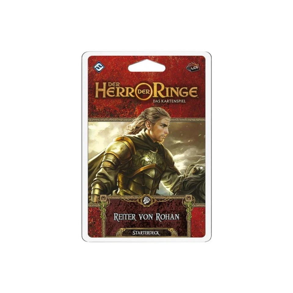 FANTASY FLIGHT GAMES FFGD2839 - Herr der Ringe LCG: Reiter von Rohan Starterdeck (DE-Ausgabe)