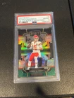 New Listing8480 Patrick Mahomes II 2023 Panini Select Black and Green Prizm Die Cut PSA 10