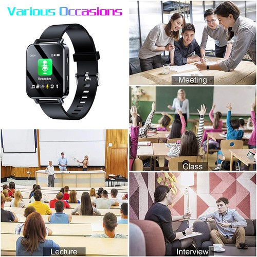 Wristband Digital Voice Recorder Watch Voice Activated Recording MP3 Player - Picture 18 of 26