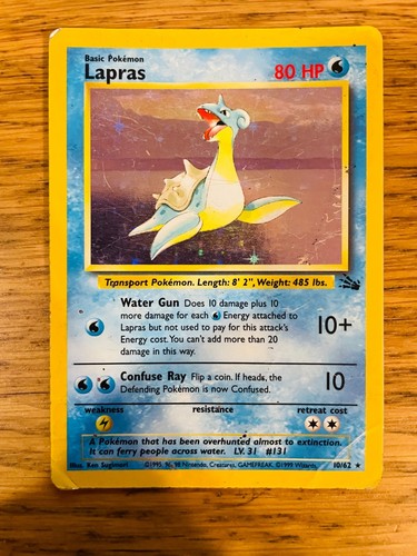 Lapras (10/62) Holo Fossil Set Pokemon Card! FAST & FREE P&P! - Picture 48 of 66