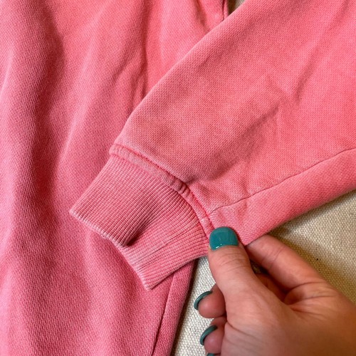 Vineyard Vines Sudadera Mujer XS Rosa Algodón Acanalado Logo Simulado Cuello Cuarto Cremallera - Imagen 7 de 15
