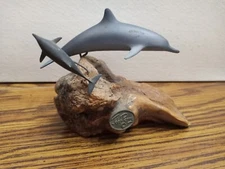 John Perry~Mother & Calf Gray Dolphins