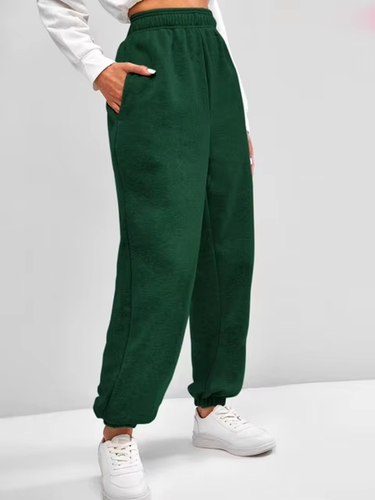 Comfortable High Waist Sweatpants for Women Stretchy and Soft Everyday Pants wit - Picture 13 of 14