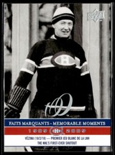 2008-09 Upper Deck Montreal Canadiens Centennial Georges Vezina #287