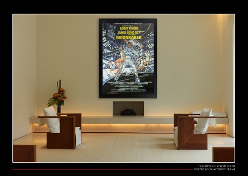 Moonraker Bond 007 großes französisches Grande Vintage Filmplakat Original 1979 - Bild 2 von 8