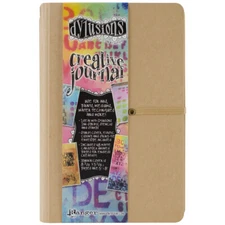Dyan Reaveley's Dylusions Creative Journal 8.375"X5.625"-Kraft (Pack of 1)