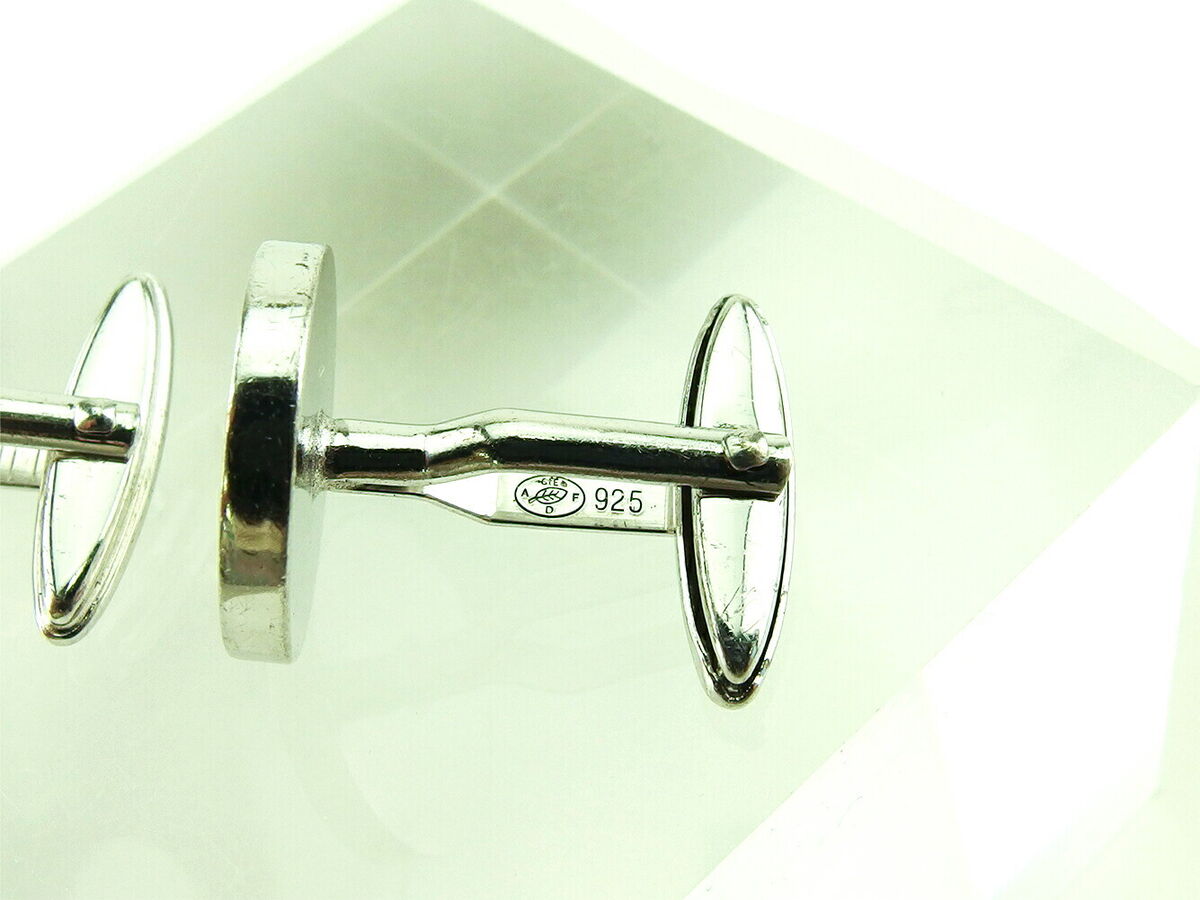 DUNHILL Cufflinks button Design Silver 925 Authentic USED DUNHILL Cufflinks button Design Silver 925 Authentic USED