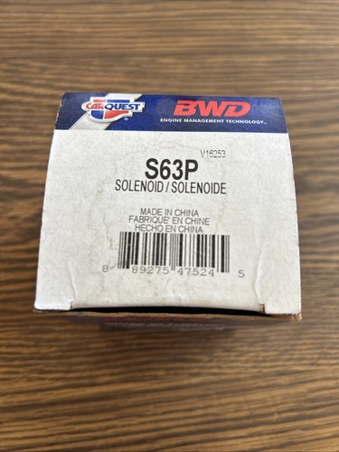 Carquest BWD S63P Starter Solenoid