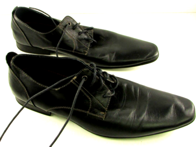 Mens Call It Spring Black Leather Oxford Tie Shoes Size 10.5  display picture 2