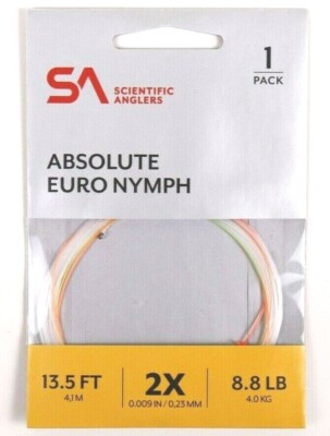 Scientific Anglers Absolute Euro Nymph Leader - All Sizes - FREE SHIPPING