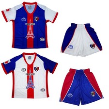 France Style Soccer Uniform Set – Youth & Adult – Home/Away Jersey & Shorts