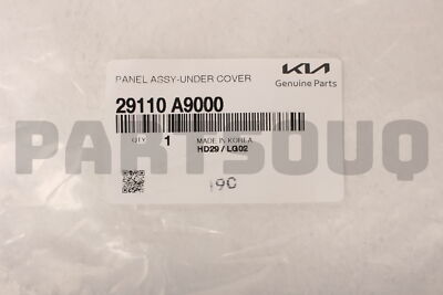 29110A9000 Genuine Hyundai / KIA PANEL ASSY-UNDER COVER
